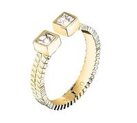 Morellato Anello Aperto Placcato Oro Con Cristalli Gioia Savy4001 Circuito 54 Mm - Anello
