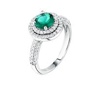 Morellato Anello Argento Zircone Verde Tesori Saiw27801 Circuito 52 mm - Anello