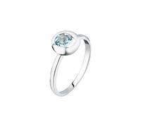 Morellato Anello Donna in Argento 925‰ riciclato con Pietra Azzurra, Collezione TESORI ETERNI, San Valentino