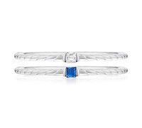 Morellato Anello in argento 1930 925 Cristalli - SAHA17 Misura 14, Argento sterling