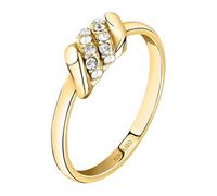 Morellato Anello placcato in oro con cristalli Torchon SAWZ13 58 mm