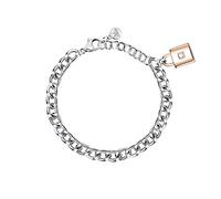 Morellato Bracciale da donna, collezione Abbraccio, bronzo, acciaio, pietra - SAUB10