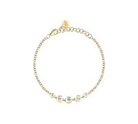 Morellato Bracciale Donna in Argento 925‰ riciclato con Pietre Azzurre, Collezione TESORI ETERNI - SAXN12