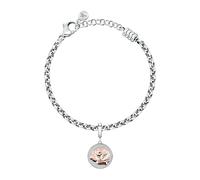 Morellato Bracciale Donna in Acciaio, Collezione DROPS, Charm, Rosa - SCZ1435