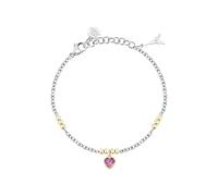 Morellato Bracciale Donna in Acciaio con Cuore, Collezione TALISMANI Emily in Paris, Regalo Amica