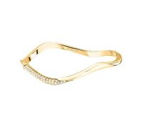 Morellato Bracciale Donna in Acciaio, Cristalli, Bangle Onde, Collezione DESIGN