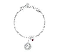 Morellato Bracciale Donna in Acciaio, Cristalli, Collezione DROPS, Charms - SCZ1445
