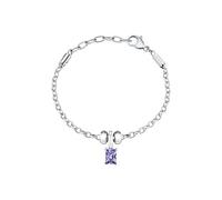 MORELLATO Bracciale Donna in Acciaio, Zirconi Viola, Collezione DROPS - SCZ1370