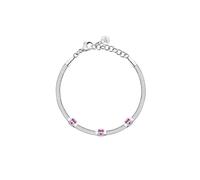 Morellato Bracciale In Acciaio Con Cristalli Fucsia Hadek Gioia Savy33 - Bracciale