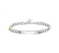 Morellato Bracciale Uomo, Collezione CATENE, in Acciaio, PVD Oro, Pietra - SATX03