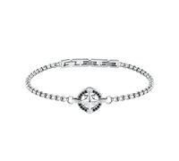 Morellato Bracciale Uomo in Acciaio, Cristalli, Collezione Versilia, Rosa dei Venti - SAHB16