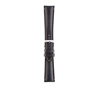 Morellato Derain A01X4434B09 - Bracciale unisex in vera pelle di vitello, nero, 22mm, Cinghia