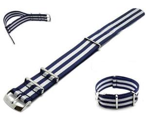 Morellato cinturino in pelle uomo Band nero-bianco 22 mm A01U3972A74817CR22