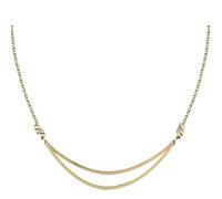 Morellato Collana Cristallo Torchon Placcata Oro Sawz01 - Collana