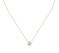 Morellato Collana Donna in Argento 925‰ riciclato Dorato con Pietra Colorata, Collezione TESORI ETERNI