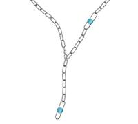 Collana Lunga Donna MORELLATO 1930 SATP15 Acciaio Occhio di Gatto Blu