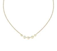 Morellato Collana Donna in Argento 925‰ riciclato Dorato con Pietre Azzurre, Collezione TESORI ETERNI - SAXN01