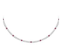 Morellato Collana Donna in Argento 925‰ riciclato, Tennis, Collezione TESORI, Regalo Fidanzata