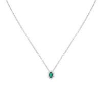 Morellato Collana Donna in Argento 925‰, Zircone Verde, Collezione Tesori - SAIW151