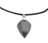 MORELLATO collana Freccia in ematite acciaio e diamante naturale SAA02