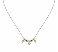 Morellato Collana Talismani Bicolore Agata Blu - Collana