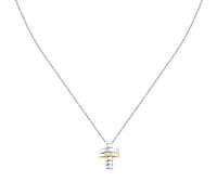 Morellato Collana Uomo in Argento 925% riciclato, Croce, Collezione DIAMONDS, Idee Regalo Uomo