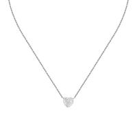 Morellato Delicate silver Collana Heart con zircons Nobile SAZK02