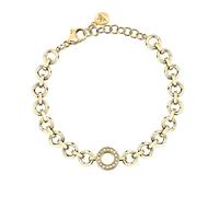 Morellato Elegant gold-plated Bracciale with crystals Intrecci SAZC05