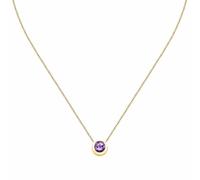 Morellato Lovely Gold Plated Amethyst Collana Semipreziose SAXN02