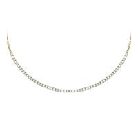 Morellato Luxurious gold-plated Collana with clear zircons Scintille SAQF24