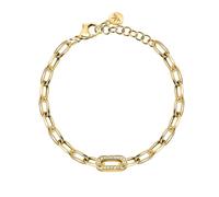 Morellato Modern gold-plated Bracciale with crystals Intrecci SAZC04