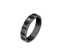Morellato Motown SALS82019 - Anello da uomo in acciaio inox, pietre preziose, IP nero
