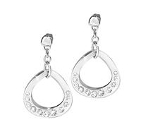 Morellato - Orecchini a lobo da donna con cristallo, acciaio inossidabile, cod. SKT08