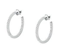 Morellato Orecchini Cerchio Argento Tesori Saiw147 Con Zirconi - Orecchini