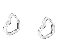 Morellato Orecchini Donna in Argento 925‰ riciclato a Cerchio, Collezione TESORI, Forma Cuore - SAIW254