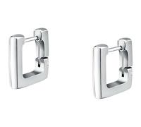 MORELLATO Orecchini Donna in Acciaio, Collezione CREOLE, Forma Quadrato, Idee Regalo Donna - SAUP15
