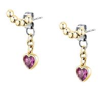 MORELLATO Orecchini Donna in Acciaio con Cuore, Collezione TALISMANI Emily in Paris, Idee Regalo Fidanzata