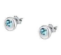 MORELLATO Orecchini Donna in Argento 925 riciclato con Pietra Colorata, Punto Luce, Collezione TESORI ETERNI