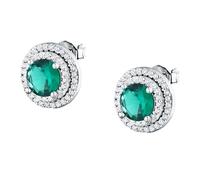 Morellato Orecchini In Argento Con Zircone Verde Tesori Saiw275 - Orecchini