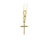 MORELLATO pendente Croce placcata oro con moschettone S010K31H