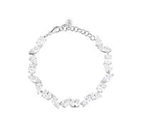 Morellato Riflessi Bracciale da Donna | Argento Sostenibile, Color Argento, Cubic Zirconia, Misura 16 + 3 cm, Bianco - SABC06
