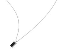 Morellato SABH39 - Collana da uomo in acciaio, con zirconi neri, collezione Urban
