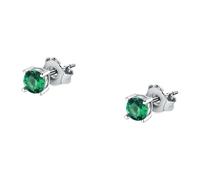 Morellato Orecchini Donna Argento 925% Riciclato, Zirconi Verdi, Collezione Tesori - SAIW176