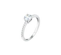 Morellato Anello Donna Argento 925% Riciclato, Zirconi Bianchi, Collezione Tesori, Solitario - SAIW1790