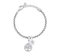 Morellato SCZ1348 - Bracciale da donna in acciaio, cristalli, zirconi, cuore, albero della vita, collezione DROPS