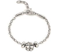 Bracciale Donna Acciaio Drops con quadrifoglio Argento Morellato SCZ170