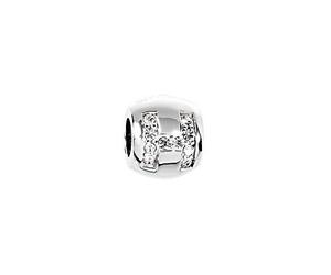 Morellato SCZK6 - Charm Unisex con Lettere dell'alfabeto, Acciaio Inossidabile, Semplice