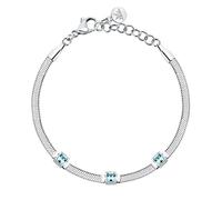 Morellato Steel Bracciale with light blue crystals Hadek Gioia SAVY34