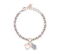 Bracciale MORELLATO donna Talismani acciaio oro rosa / bimba / cuore SAGZ20