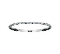 Morellato Tennis - Bracciale Uomo Acciaio e Cristalli Neri (SAEV47)